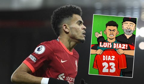 Luis Díaz y su nueva canción en Liverpool