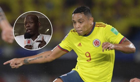 Luis Fernando Muriel y el Tino Asprilla