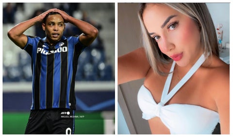 Luis Muriel y Paula Rentería