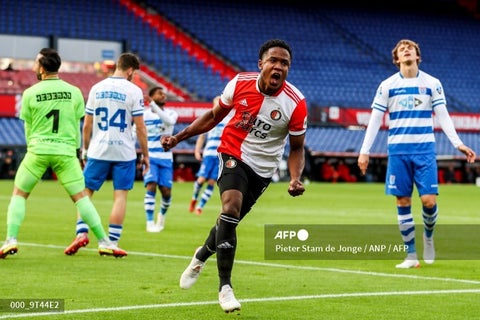 Luis Sinisterra en su destacado paso por Fayenoord.