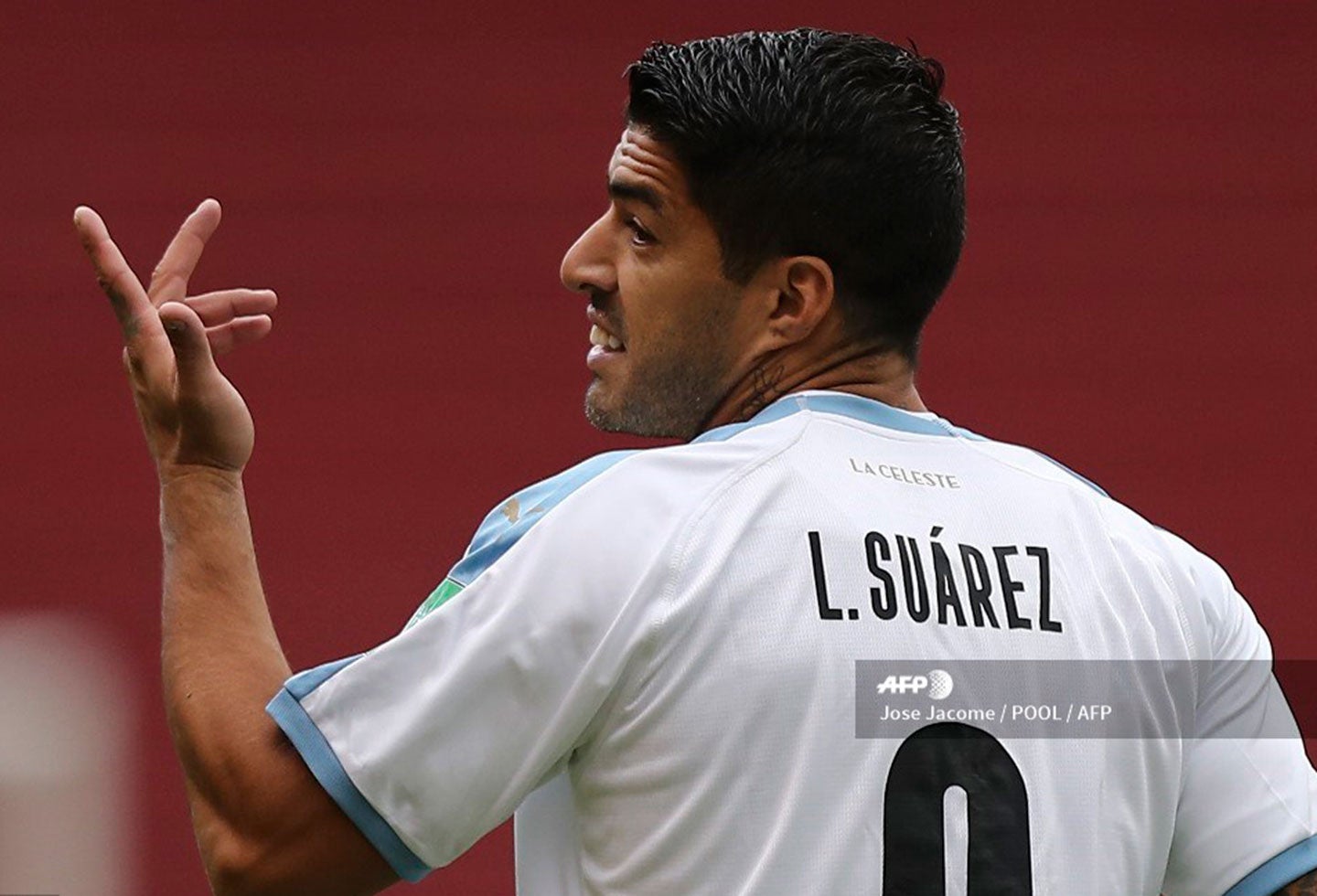 Luis Suárez, jugador de Uruguay