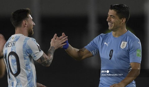 Luis Suárez y Lionel Messi