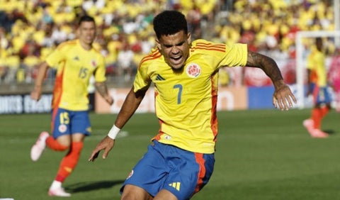 Luis Díaz con la selección Colombia