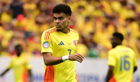 Luis Díaz con la selección Colombia en la Copa América 2024