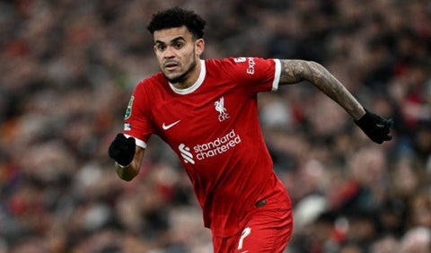Luis Díaz con el Liverpool
