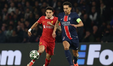 Luis Díaz fue acusado de 'robo' tras victoria de Liverpool ante PSG