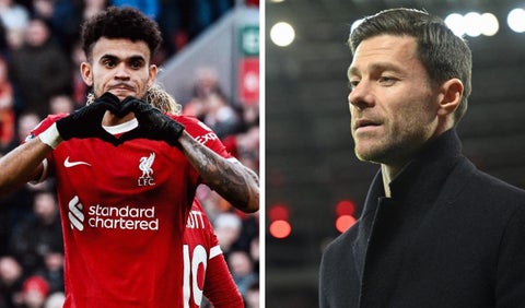 Luis Díaz y Xabi Alonso