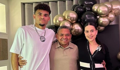 Luis Díaz y Mane Díaz, celebración de Año Nuevo