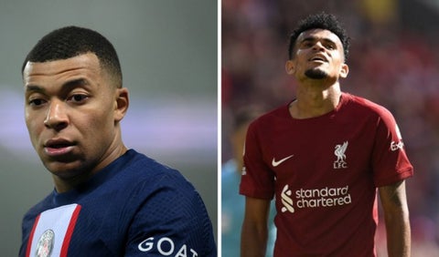 Luis Díaz y Mbappé