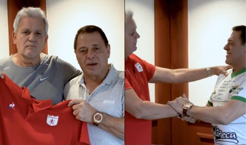 Reunión de Luis Fernando Mena y Tulio Gómez ante la violencia en los estadios