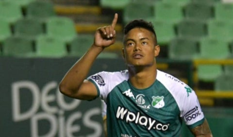 Luis 'Chino' Sandoval con el Deportivo Cali