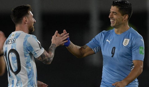 Luis Suárez y Lionel Messi