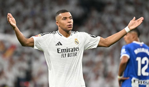 Mabppé con el Real Madrid