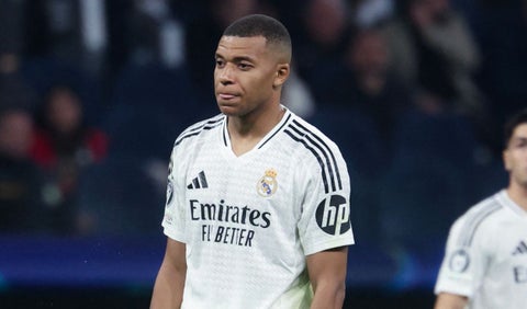 Kylian Mbappé con el Real Madrid