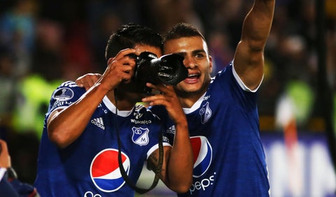 David Silva y Jhon Duque Millonarios