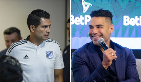 David Mackalister Silva y Falcao en Millonarios