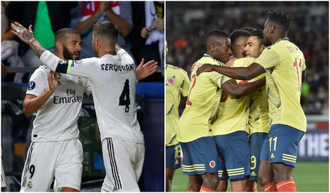 Real Madrid - Selección Colombia