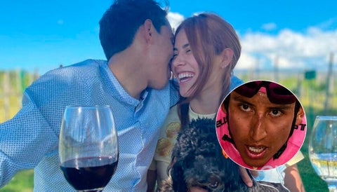 Egan Bernal, María Fernanda Motas