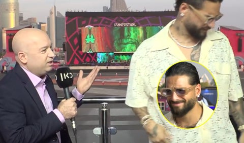 Maluma deja entrevista botada en el Mundial de Qatar