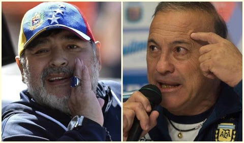 Maradona y Olarticoechea