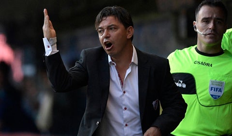 Marcelo Gallardo, técnico de River Plate y campeón de la Copa Libertadores en 2015