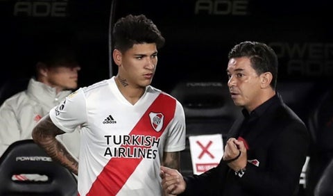 Marcelo Gallardo y Jorge Carrascal, River Plate