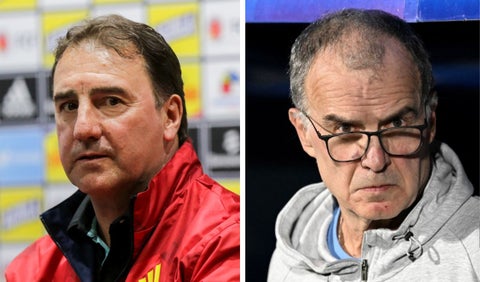 Néstor Lorenzo y Marcelo Bielsa