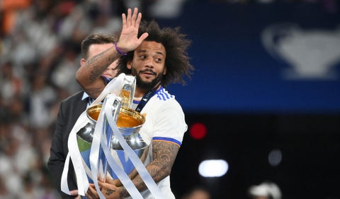Marcelo con el Real Madrid