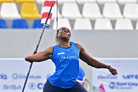 María Lucelly Murillo en el mundial de atletismo