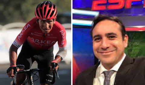 Mario Sabato y Nairo Quintana