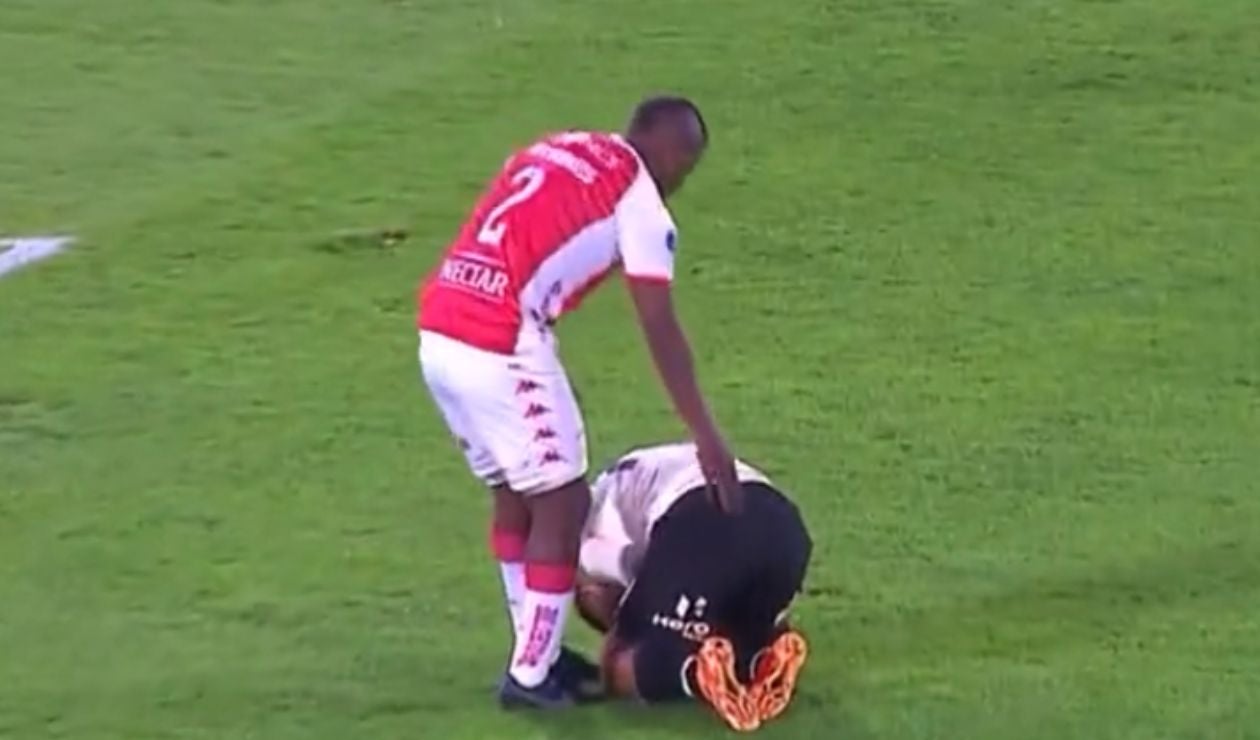 Marlon Torres - jugador de Santa Fe contra Universitario