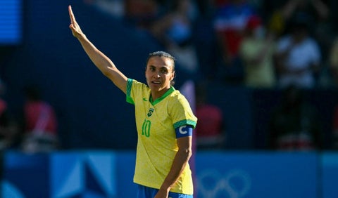 Marta con la selección de Brasil
