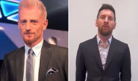Martín Liberman y Lionel Messi