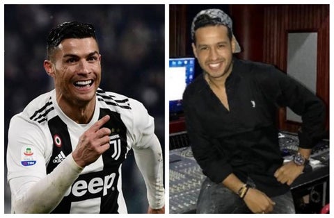 Cristiano Ronaldo y Martín Elías