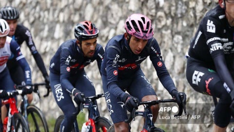 Daniel Martínez y Egan Bernal