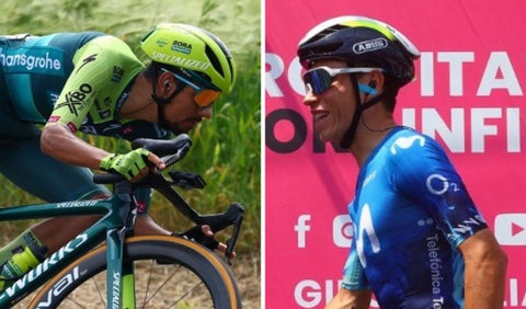 Daniel Martínez y Einer Rubio en el Giro de Italia