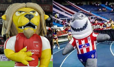 Mascotas del fútbol colombiano