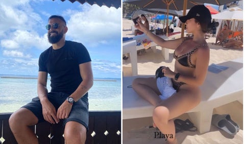 Matías Mier en compañía de Valentina Rendón