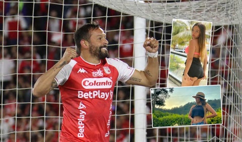 Matías Mier y su novia Valentina Rendón