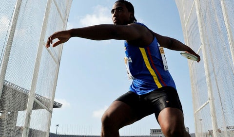 Mauricio Ortega realizó un lanzamiento de 66,30 metros