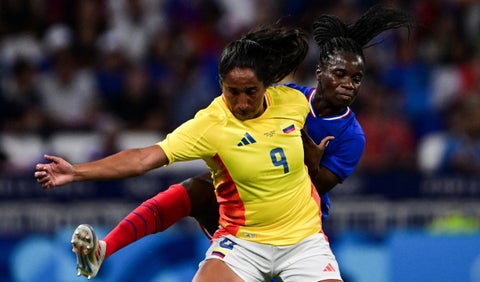 Mayra con la selección Colombia en los Juegos Olímpicos 2024