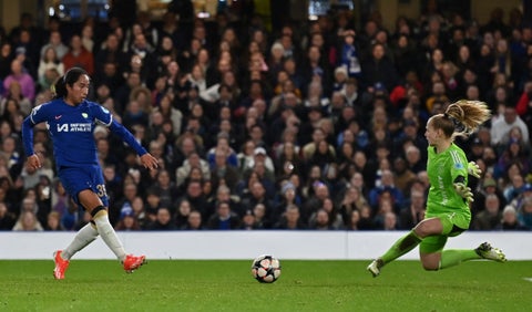 Mayra Ramírez, jugadora colombiana con el Chelsea