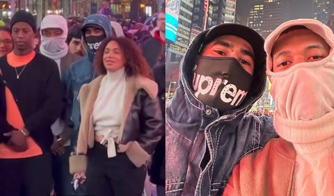 Mbappé y Hakimi en Nueva York