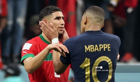 Mbappé y Hakimi