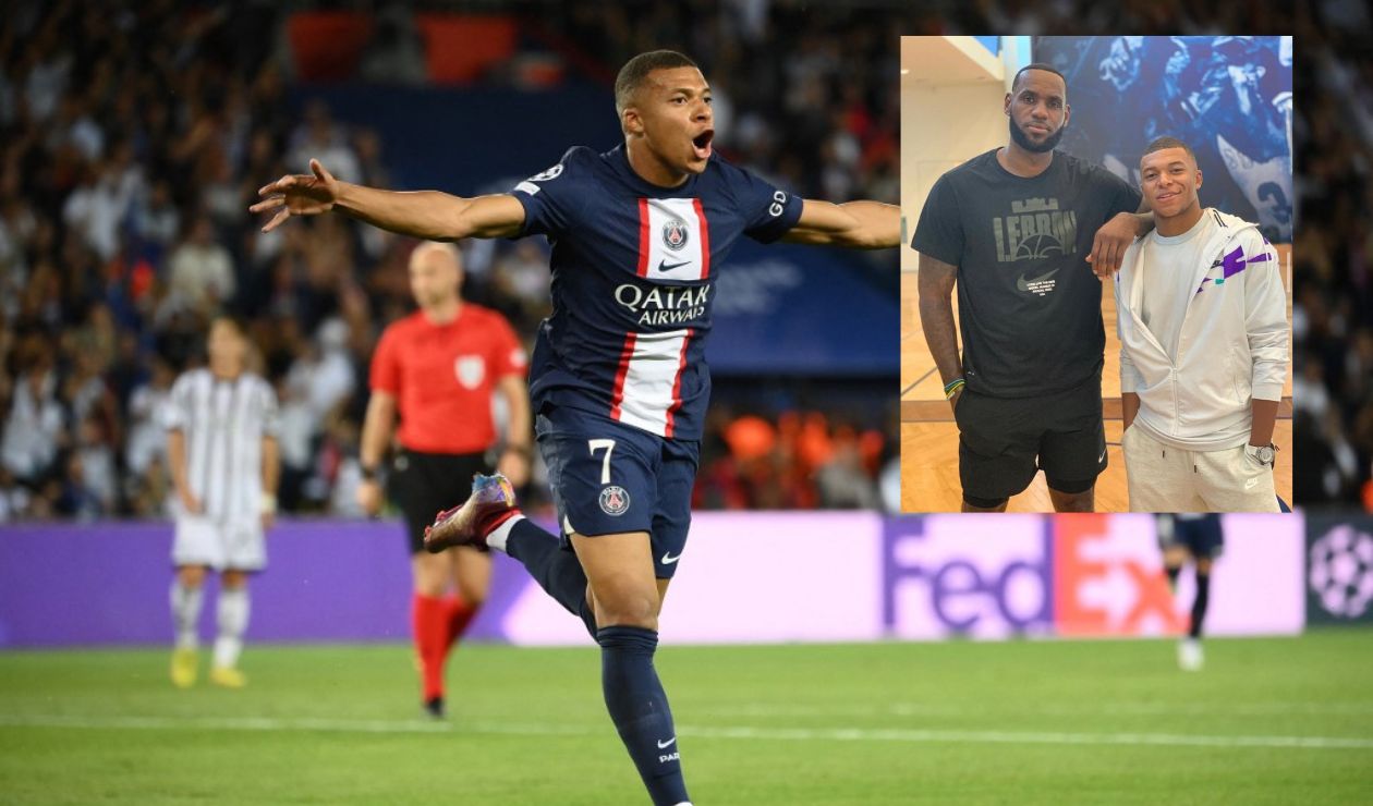 lebron james kylian mbappe