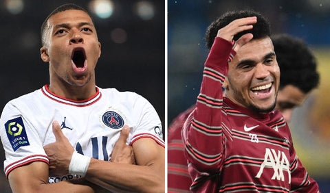 Mbappé y Luis Díaz