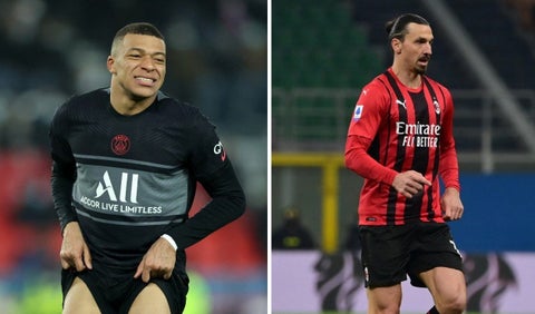 Mbappé y Zlatan