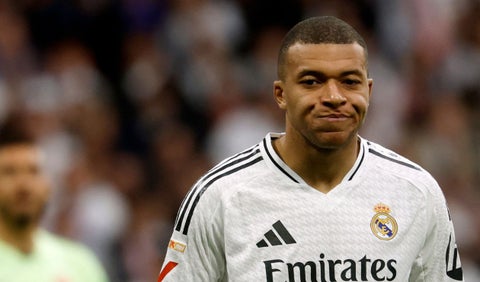 Kylian Mbappé con el Real Madrid