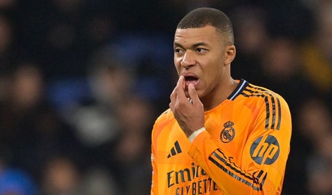 Kylian Mbappé con el Real Madrid