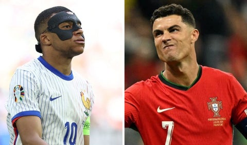 Mbappé vs Cristiano en la Eurocopa 2024